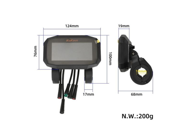 Wyświetlacz oryginalny kolorowy do hulajnogi elektrycznej KuKirin G2 Pro / G2 Max Wyświetlacz oryginalny kolorowy do hulajnogi elektrycznej KuKirin G2 Pro / G2 Max