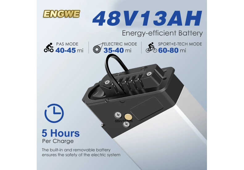 Rower elektryczny ENGWE EP-2 PRO (750W, 48V, 13Ah)