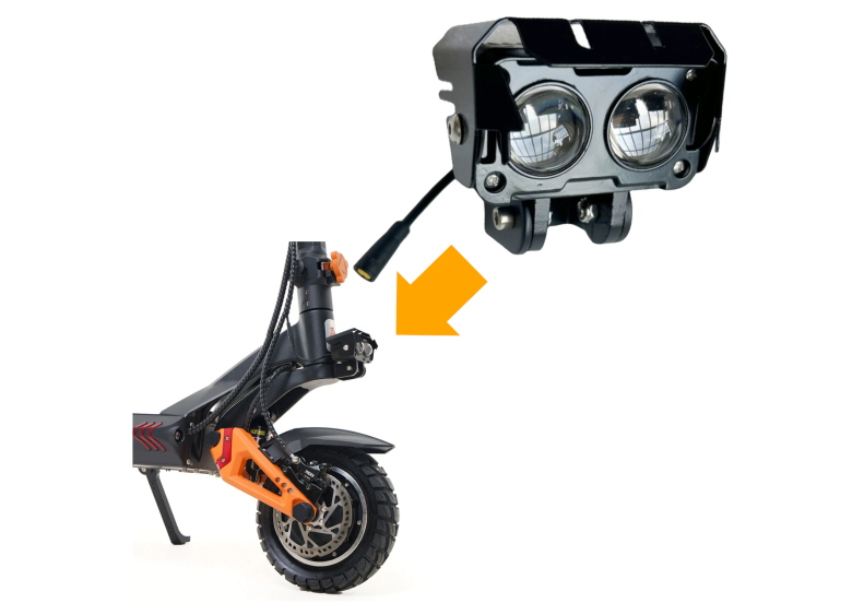 Lampa przednia do Kukirin G3 Pro